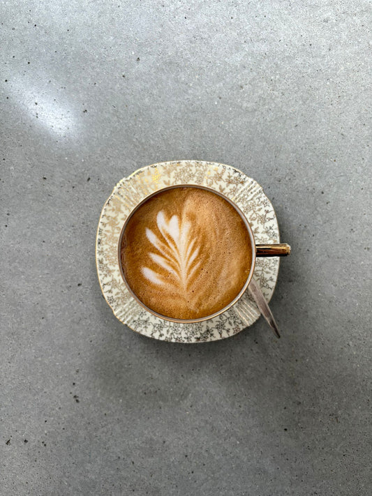Cappuccino met Charlène